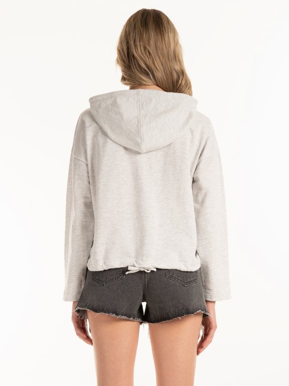 Hoodie with pockets