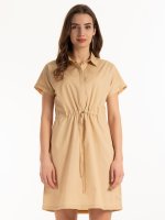 Cotton safari dress