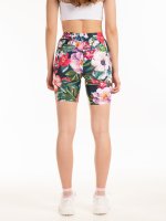 Floral print cycling shorts