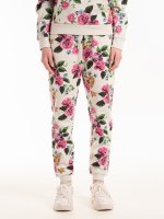 Floral print sweatpants