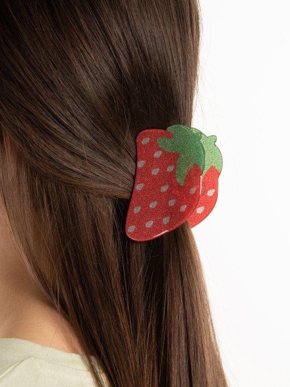 Strawberry hair grip