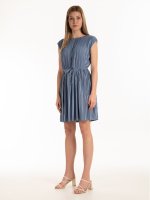 Pleated party dress
