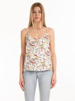 Strappy floral top