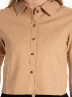 Cotton crop blouse