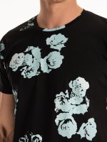 Tričko s kvetinovou potlačou
