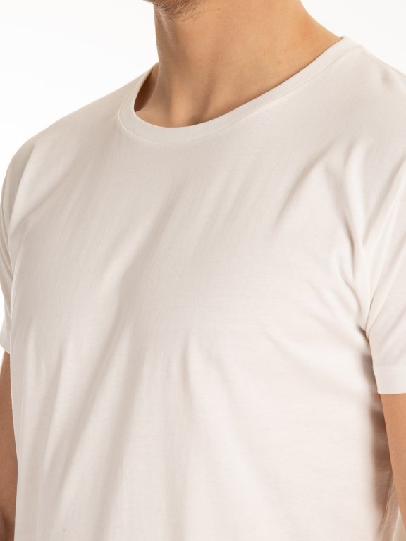 Základní bavlněné tričko slim fit