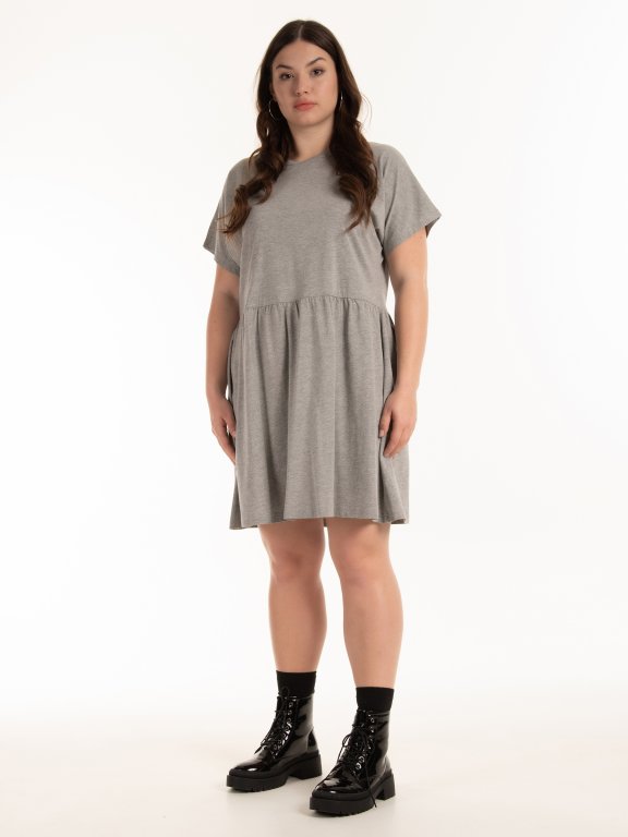 Plain cotton dress