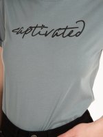 Bawełniana koszulka z napisem