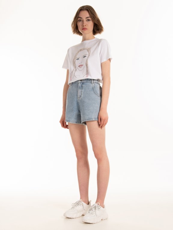 Oversize t-shirt with print