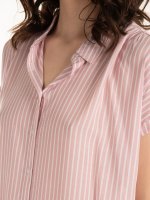 Viscose striped blouse