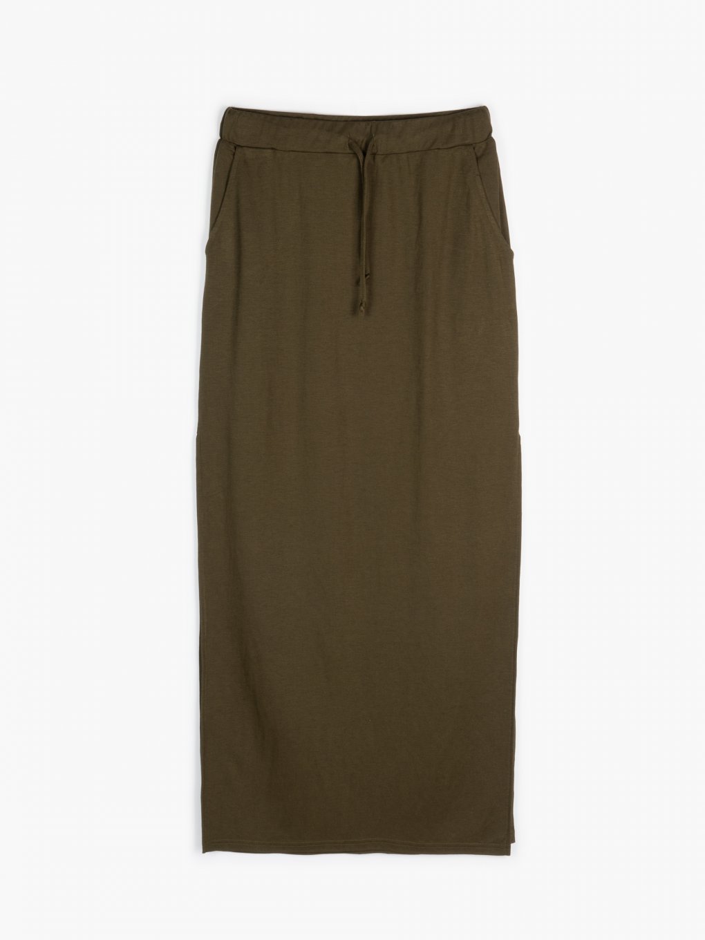Maxi skirt with side slits