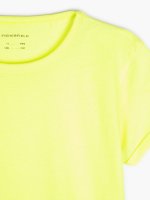 Neonowa koszulka wykonana z mieszanki bawełny