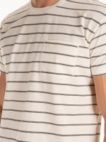 Striped t-shirt with pocket