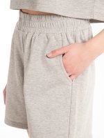 Regular fit sweatshorts with pockets
