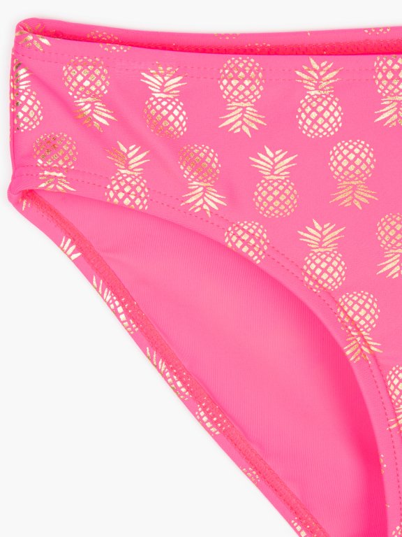 Bikini with pineapple print