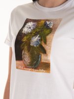 Bavlnené tričko s grafickou potlačou