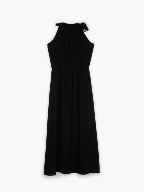 Black maxi dress