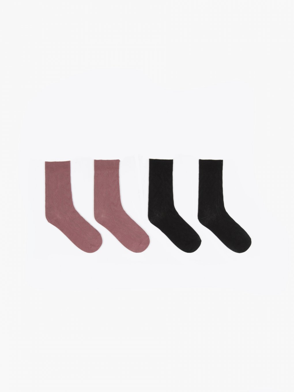 2 pack structured socks