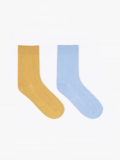2 pack structured socks