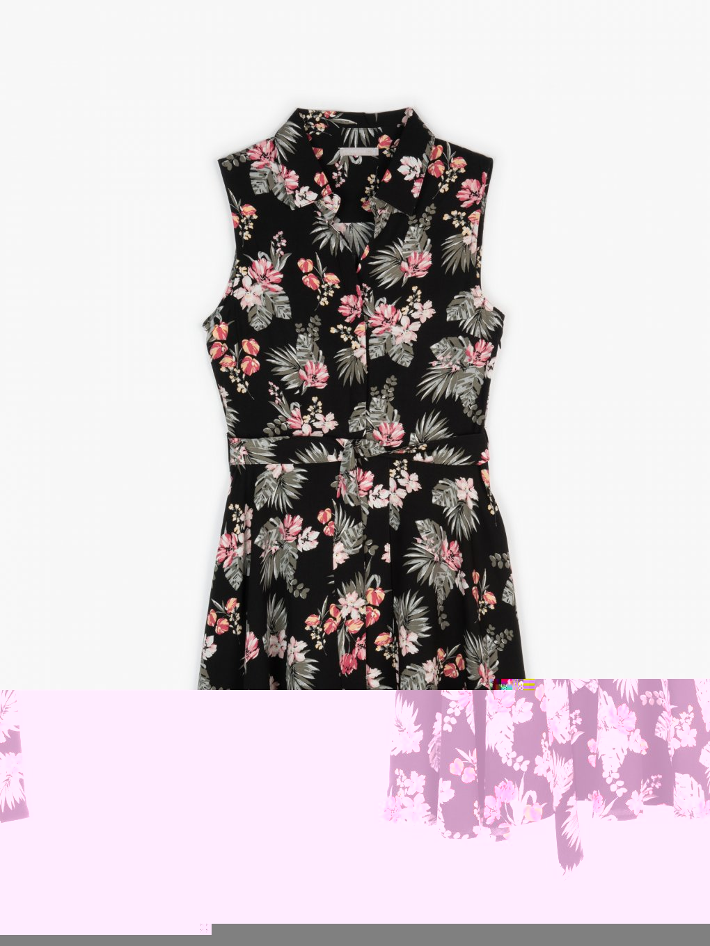 Kvetované šaty s vreckami