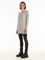 Longline sweater with pockets