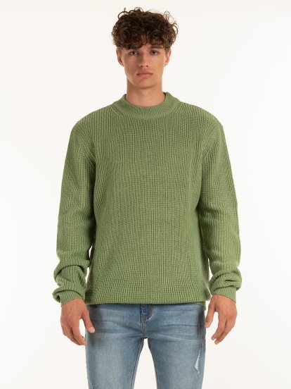 Žebrovaný pulovr