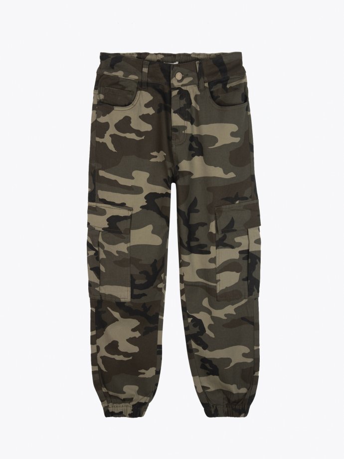 camo cargo skinny