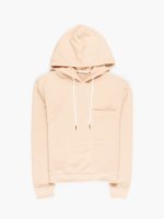 Hoodie with chest pocket