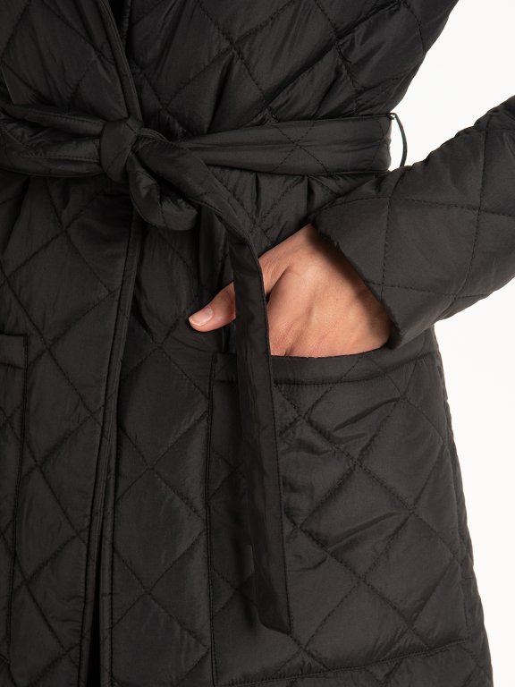 Quilted padded coat