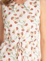 Floral chiffon dress