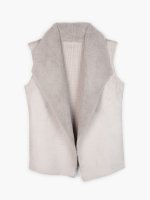 Pile lined combined vest