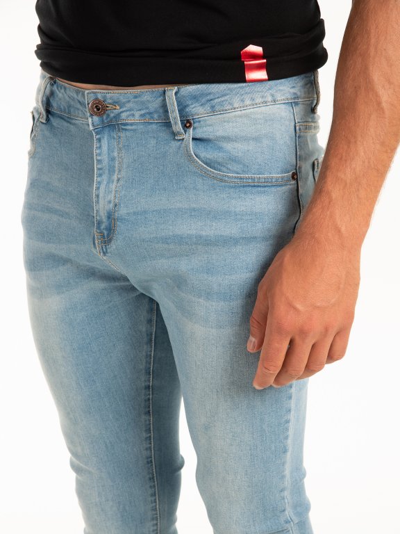 Basic slim fit džínsy
