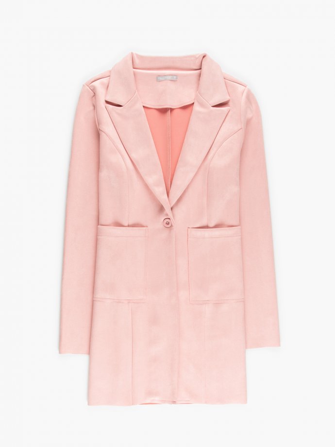 pull and bear pink blazer