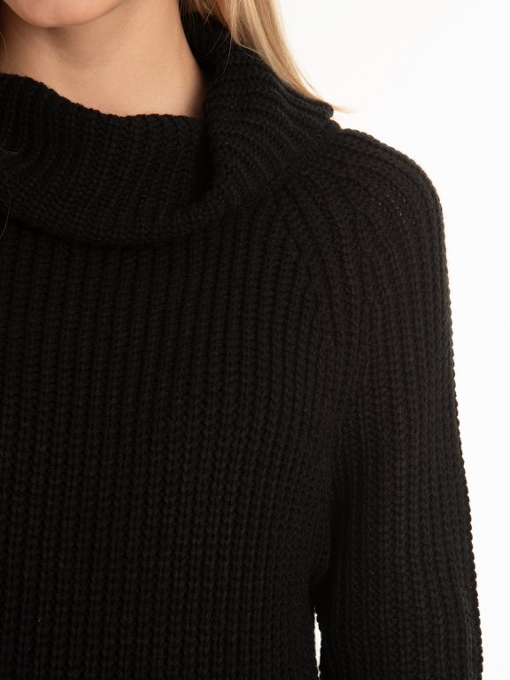 Long ribbed rollneck