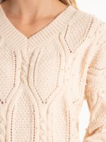 Jumper with pearls