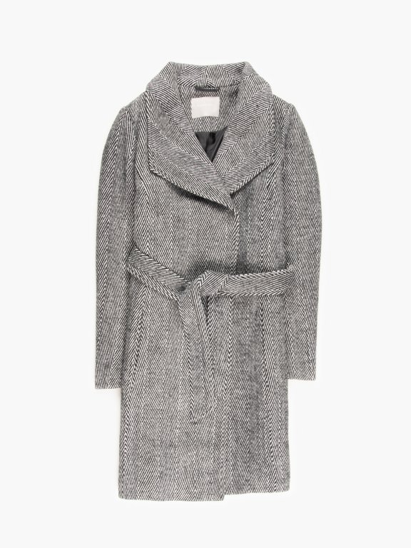 Coat in wool blend