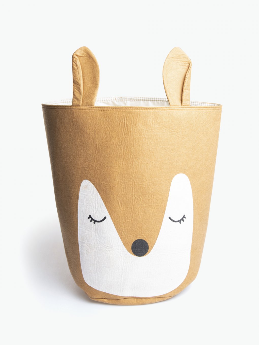 Basket with fox design