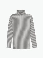 Striped rollneck top