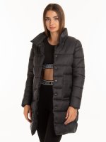 Button down quilted padded jacket