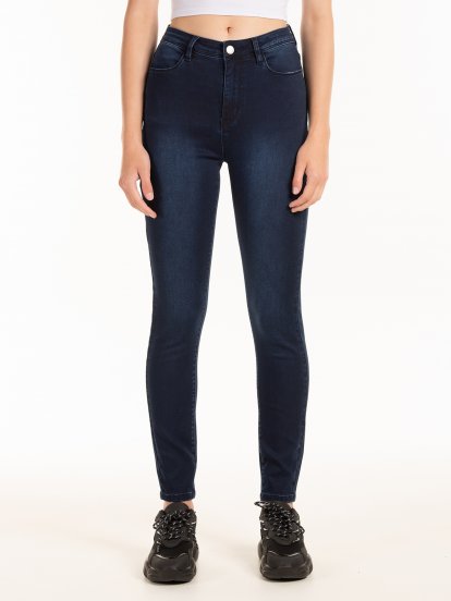 Venca Jeggings & Skinny & Slim Navy Blue 44                  EU discount 91% WOMEN FASHION Jeans Strech 