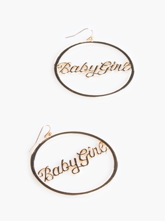 Earrings "babygirl"