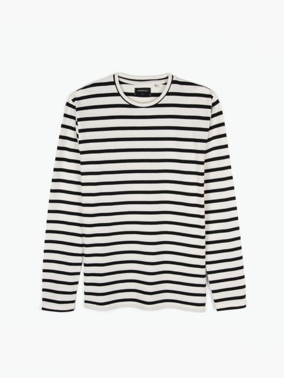 Striped cotton t-shirt