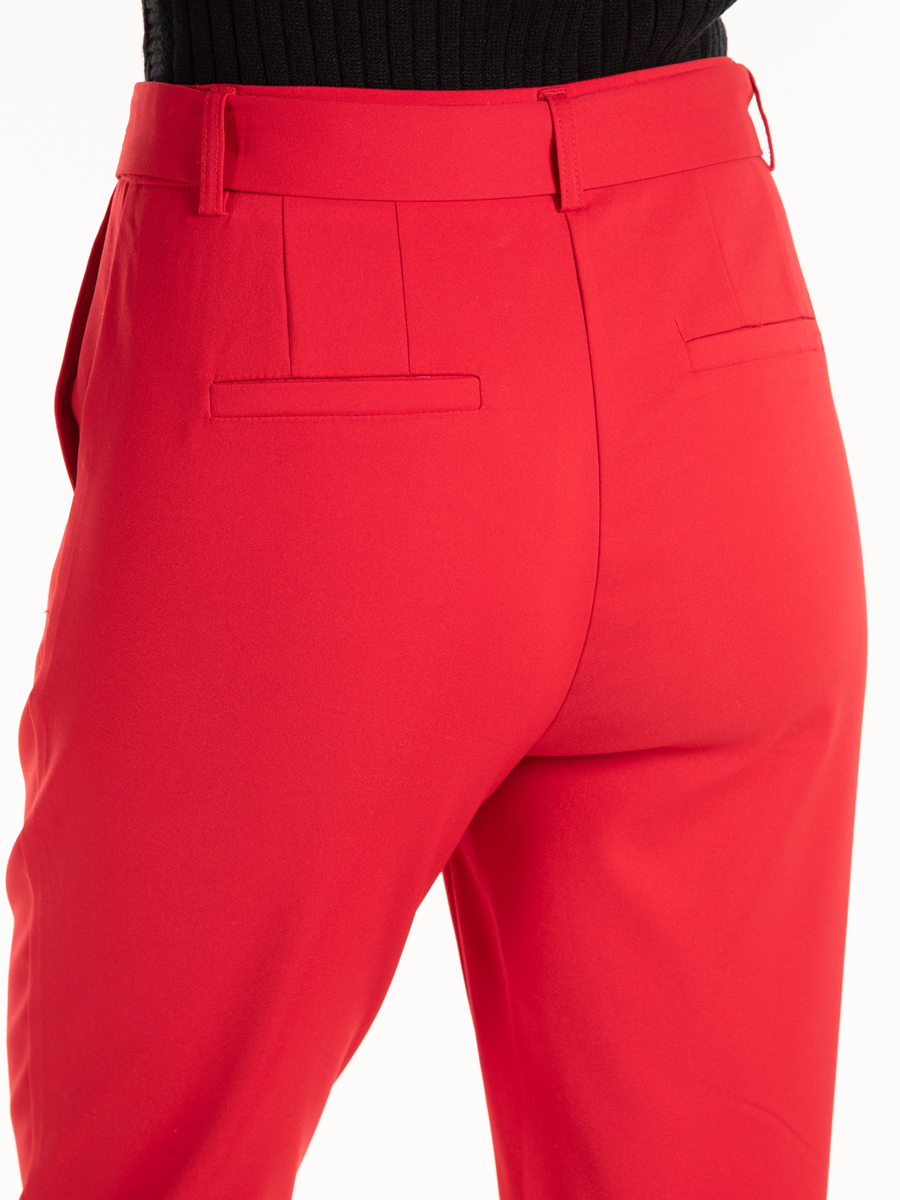 Solid High Waist Carrot Pants – Thewardrobes