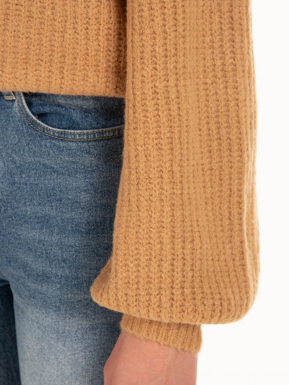 Wide sleeve sweater