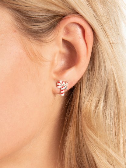 3 pairs of Christmas earrings