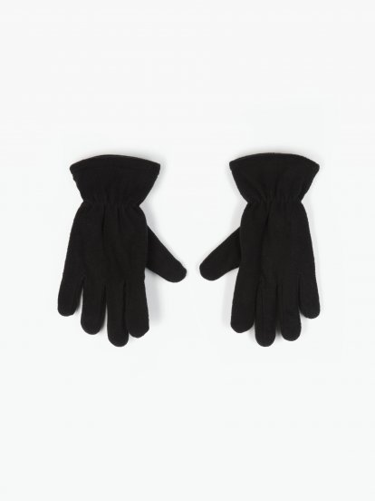 Jednokolorowe rękawiczki męskie