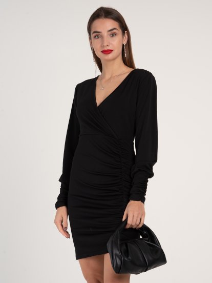 Ruched bodycon dress