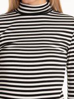 Striped rollneck t-shirt