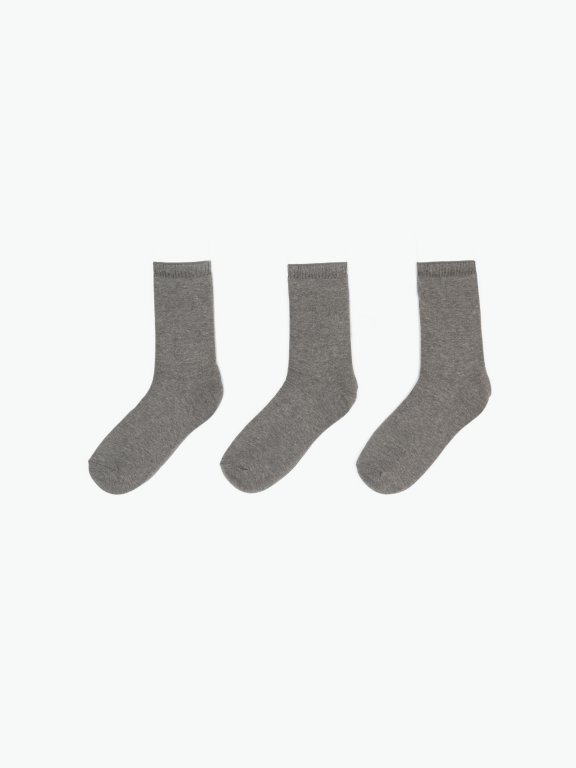 Sada 3 párů pánských ponožek z bambusové směsi