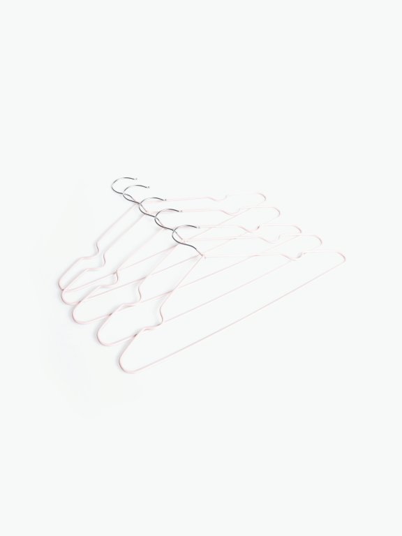 5-pack metal hangers